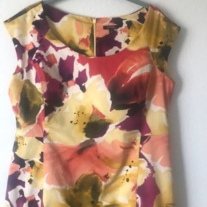 Large flowered dress